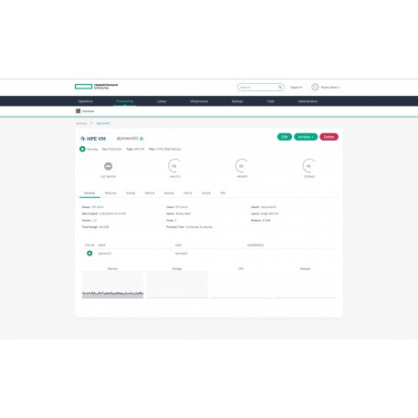 HPE E-LTU de 5 a. para VM Essentials Software por socket
