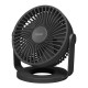 Savio AD-01 ventilador Negro