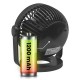 Savio AD-01 ventilador Negro