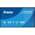 iiyama LH4375UHS-B2AG pantalla de señalización Pantalla plana para señalización digital