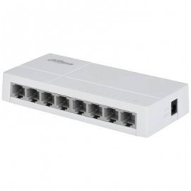 Dahua Technology PoE DH-SF1008 switch No administrado Fast Ethernet (10/100) Energía sobre Ethernet (PoE) Escritorio Gris claro