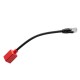 Lindy 60189 cable de red Negro, Rojo 0,2 m Cat6a