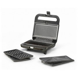 Ufesa 71408012 sandwichera 850 W Negro, Gris