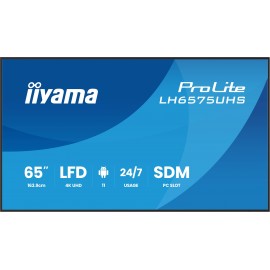 iiyama LH6575UHS-B2AG pantalla de señalización Pantalla plana para señalización digital