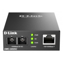 D-Link DMC-G02SC/B convertidor de medio 1000 Mbit/s Multimodo