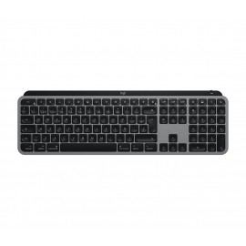 Logitech MX Keys S for Mac teclado Hogar Bluetooth QWERTY Español Gris