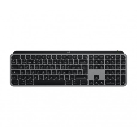Logitech MX Keys S for Mac teclado Hogar Bluetooth QWERTY Español Gris