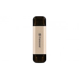 Transcend JetFlash 930C unidad flash USB 256 GB USB Type-A / USB Type-C 3.2 Gen 1 (3.1 Gen 1) Oro
