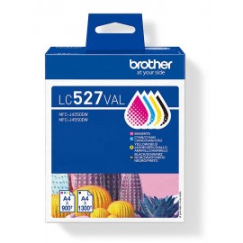 Brother LC527VAL cartucho de tinta 4 pieza(s) Original Negro, Cian, Magenta, Amarillo