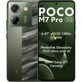 XIAOMI - Smartphone Xiaomi POCO M7 Pro 12GB/ 512GB/ 6.67/ 5G/ Verde - POCO M7P 5G 12-512 G