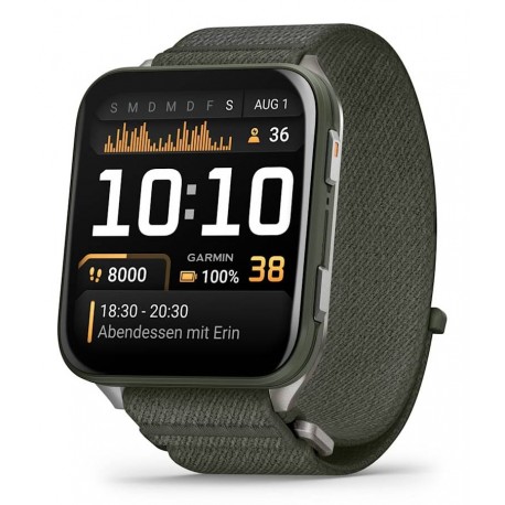 GARMIN - Garmin Venu X1 5,08 cm (2'') AMOLED Digital 448 x 486 Pixeles Pantalla táctil Gris Wifi GPS (satélite) - 010-02980-03