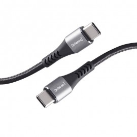 Intenso Cable de carga/datos USB-C C315C, 1,5 m, carga rápida hasta 60 vatios, negro