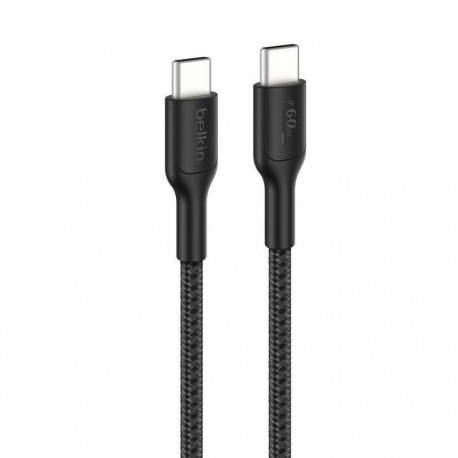 BELKIN - Belkin ENA008HQ2MBK cable USB USB 2.0 2 m USB C Negro - ena008hq2mbk