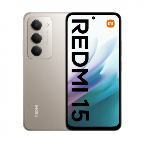 XIAOMI - Xiaomi Redmi 15 4G 6GB/128GB Gris (Titan Grey) Dual SIM - XIARED154G6128GY