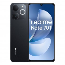 REALME - realme Note 70T 17,1 cm (6.74'') SIM doble Android 15 4G USB Tipo C 4 GB 128 GB 6000 mAh Negro - 6941764469662
