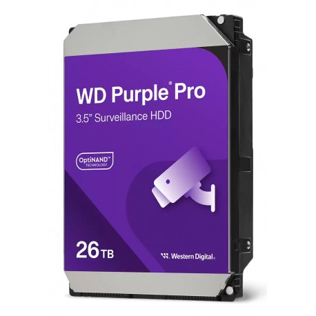 WESTERN DIGITAL - HDD Purple Pro 26TB 3.5 SATA 6GBs 512MB - WD260PURP