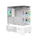 ZALMAN - CAJA ZALMAN CHRONIX ATX 3 XVENT 120MM ARGB 1XUSB 3.0 BLANCO S/N FUENTE - 8800263650491