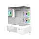 ZALMAN - CAJA ZALMAN CHRONIX ATX 3 XVENT 120MM ARGB 1XUSB 3.0 BLANCO S/N FUENTE - 8800263650491