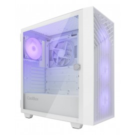 COOLBOX - CoolBox Caja PC Gaming GA300 Grid Line - COO-CHA-GA300W-0