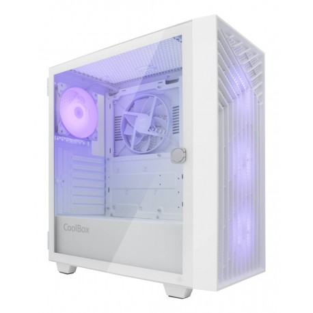 COOLBOX - CoolBox Caja PC Gaming GA300 Grid Line - COO-CHA-GA300W-0