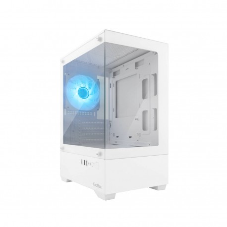 COOLBOX - CoolBox GAMING CAJA MATX GM200 VISION LITE BLANCA USB-C 3.2 GEN1 SIN FTE + 1 VENT. ARGB - COO-CHA-GM200W