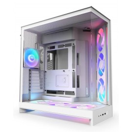 NZXT - NZXT H9 Flow RGB+ Midi Tower Blanco - cm-h92fw-p1