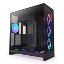 NZXT - NZXT H9 Flow RGB+ Midi Tower Negro - cm-h92fb-p1