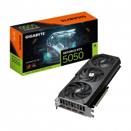 GIGABYTE GeForce RTX 5050 GAMING OC 8GB GDDR6 PCIe 5.0 DLSS 4 GV-N5050GAMING OC-8GD