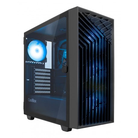 COOLBOX - CoolBox Caja PC Gaming GA300 Grid Line - COO-CHA-GA300B-0