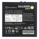 SILVERSTONE - Silverstone DA1000R Gold unidad de fuente de alimentación 1000 W 20+4 pin ATX ATX Negro - SST-DA1000R-GM