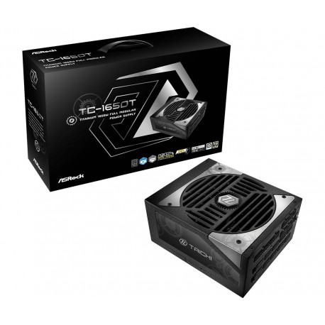 ASROCK - Asrock Taichi TC-1650T unidad de fuente de alimentación 1650 W 20+4 pin ATX ATX Negro - 90-uxt165-tfeaab