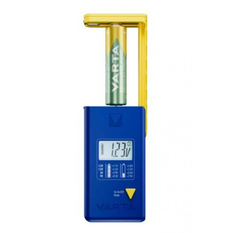 VARTA - Varta LCD Battery Tester medidor de energía y batería Azul, Amarillo - 893101111