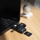 TOOQ - TooQ Lector Tarjetas Inteligentes, DNI Electrónico, SIM, SD, SF, USB-A, Negro - TQR-3012B