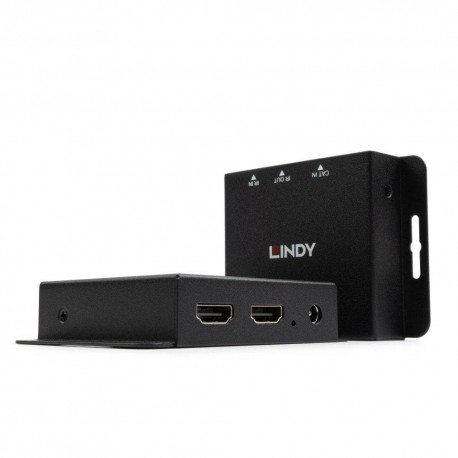 LINDY - Lindy 38509 extensor audio/video Transmisor y receptor de señales AV Negro - 38509