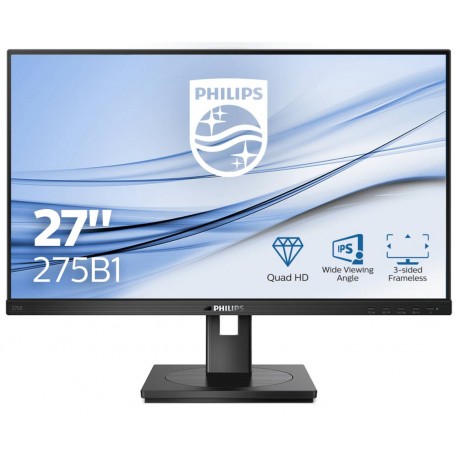 PHILIPS - Philips B Line 275B1/00 LED display 68,6 cm (27'') 2560 x 1440 Pixeles 2K Ultra HD LCD Negro - 275B1/00