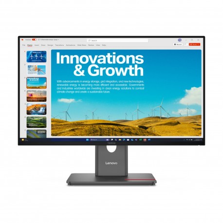 LENOVO - Lenovo ThinkVision P24QD-40 pantalla para PC 60,5 cm (23.8'') 2560 x 1440 Pixeles Quad HD LCD Negro - 64B1GAT1EU