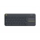 LOGITECH - Logitech K400 Plus RF inalámbrico QWERTY Inglés del Reino Unido Negro - 500263@@920-007143@@ZTRA