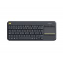 LOGITECH - Logitech K400 Plus RF inalámbrico QWERTY Inglés del Reino Unido Negro - 500263@@920-007143@@ZTRA