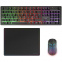 MARS GAMING - Pack Gaming Mars Gaming MCPWX/ Teclado Inalámbrico + Ratón Inalámbrico + Alfombrilla - MCPWXES
