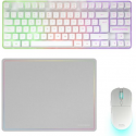 MARS GAMING - Pack Gaming Mars Gaming MCPWTKL/ Teclado Inalámbrico + Ratón Inalámbrico + Alfombrilla - MCPWTKLWES