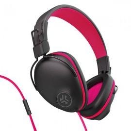 JLAB - JLab JBuddies Pro Auriculares Alámbrico Diadema Música/uso diario Negro, Rosa - ieuhkjpoprpnk126