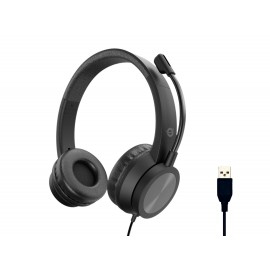 Conceptronic POLONA05B auriculares con micrófono USB tipo A negros