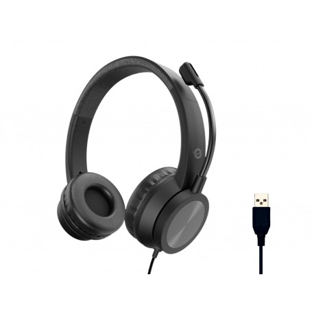 Conceptronic POLONA05B auriculares con micrófono USB tipo A negros