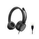 Conceptronic POLONA05B auriculares con micrófono USB tipo A negros