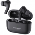 VENTION - Auriculares Bluetooth Vention Echo Lite E11 con estuche de carga/ Autonomía 6h/ Negros - NBVB0