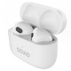 Savio TWS-01 PRO auriculares inalámbricos intrauditivos Bluetooth blanco