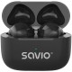 Savio TWS-02 PRO auriculares inalámbricos intrauditivos USB-C Bluetooth negro