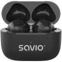 Savio TWS-02 PRO auriculares inalámbricos intrauditivos USB-C Bluetooth negro
