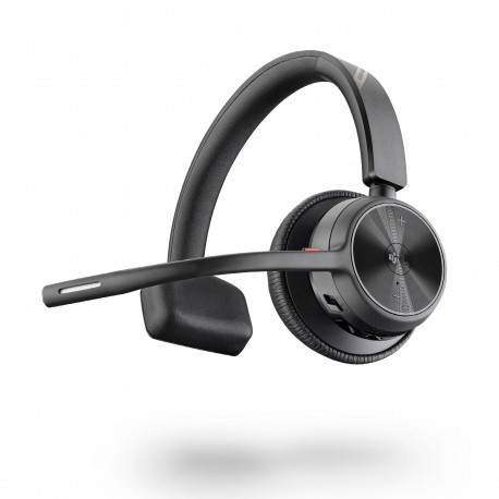 POLY VOYAGER 4310 UC Auriculares Inalámbrico Diadema Oficina/Centro de llamadas Bluetooth Negro