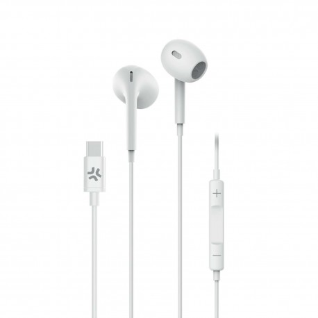Celly UP1300TYPECWH auriculares alámbricos intrauditivos USB-C blanco